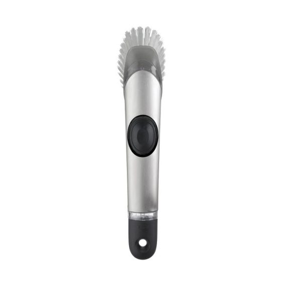 Steel Soap Dispensing Dish Brush