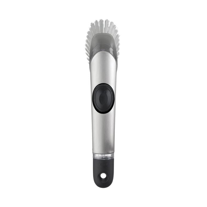 Steel Soap Dispensing Dish Brush
