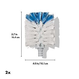 Stainless Steel Bottle Brush Refill - 2 Pack