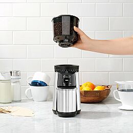 Replacement Hopper with Lid for Conical Burr Coffee Grinder