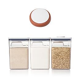 POP Brown Sugar Keeper & 6-Piece POP Container Set Bundle