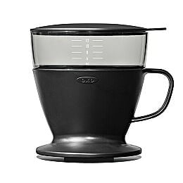 Pour Over Coffee Maker with Water Tank - Matte Black