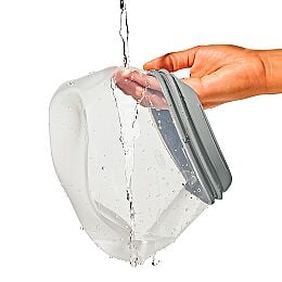 Silicone Reusable Bag Stand-Up Quart (32 oz) - Fog