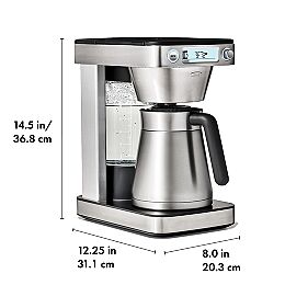 12-Cup Coffee Maker with Podless Single-Serve Function