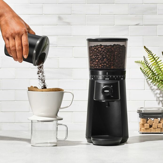 Conical Burr Coffee Grinder - Matte Black