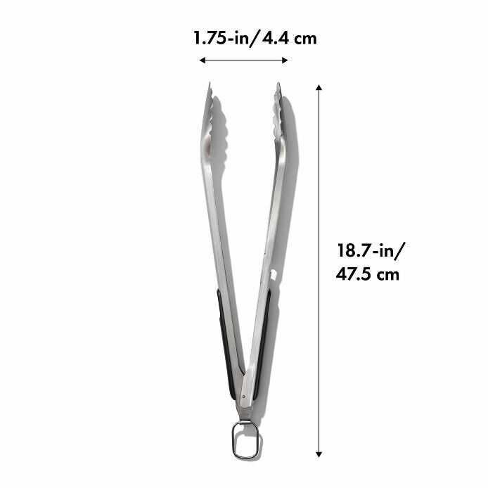 Grilling Tongs with Built-In Bottle Opener