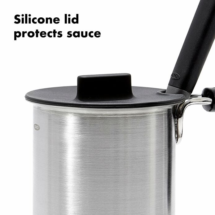 Grilling Basting Pot and Brush Set