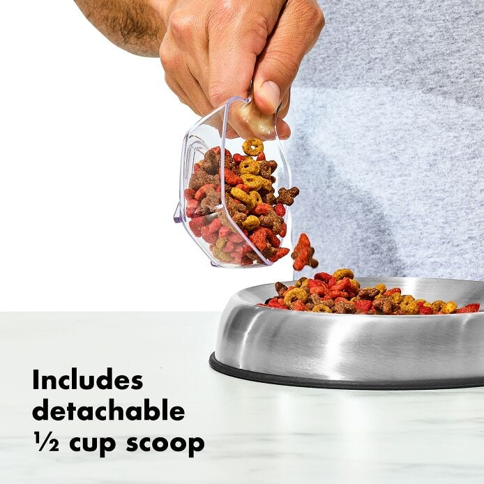 OXO Good Grips Pet POP Container ?C 6.0 Qt/5.7 L with Half Scoop