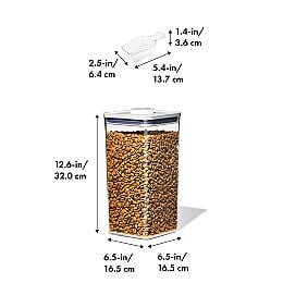 OXO Good Grips Pet POP Container ?C 6.0 Qt/5.7 L with Half Scoop