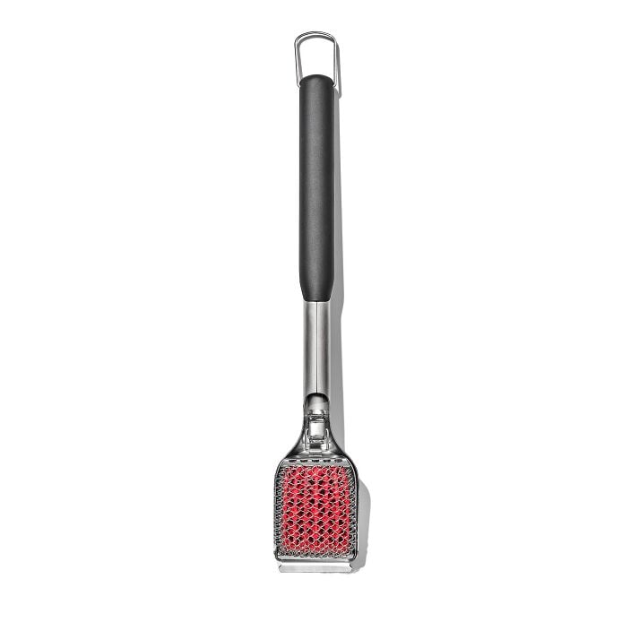 Coiled Grill Brush With Replaceable Head