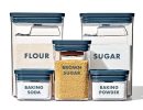 8-Piece Prelabeled Baking POP Container Set - Storm Blue