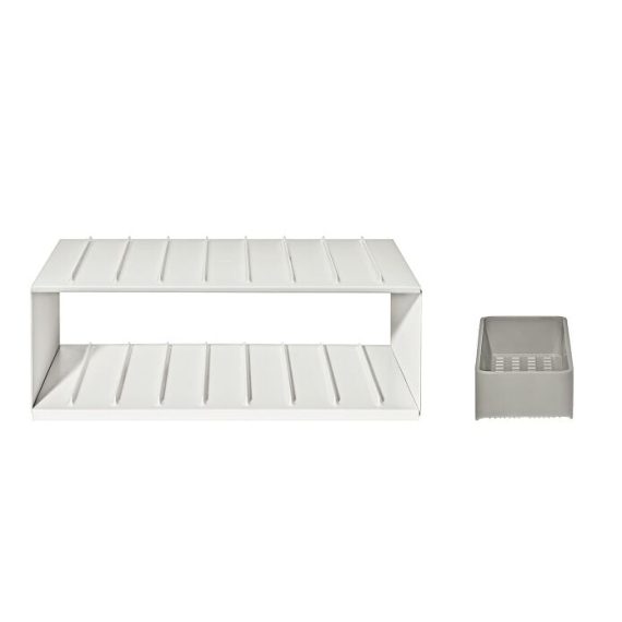 Water Bottle Organizer with Accessory Bin