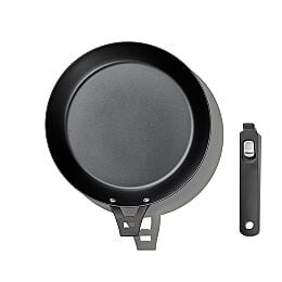 Carbon Steel With Removable Handle 10in Pan