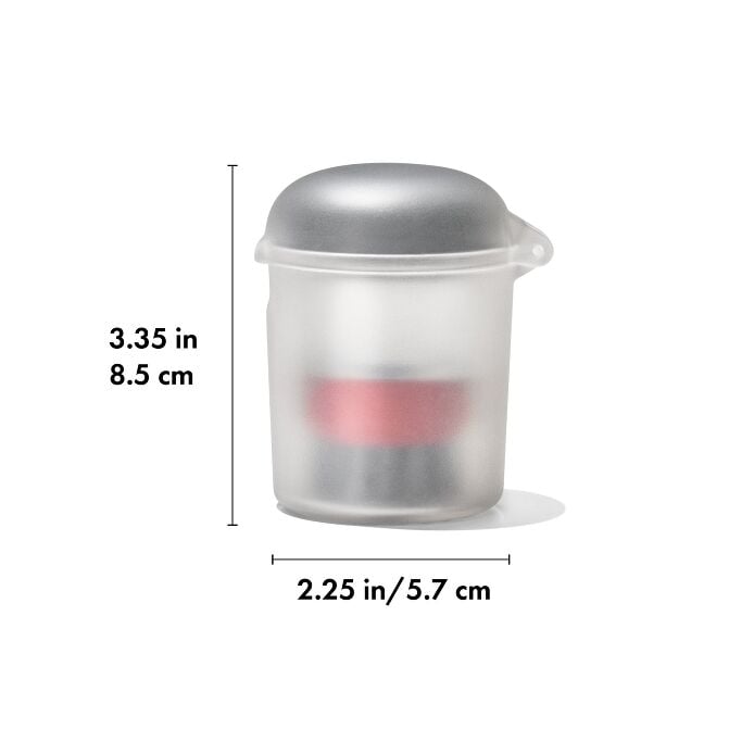 Outdoor Soap Dispensing Dish Brush with Storage Case