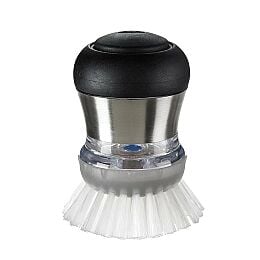 Steel Soap Dispensing Palm Brush