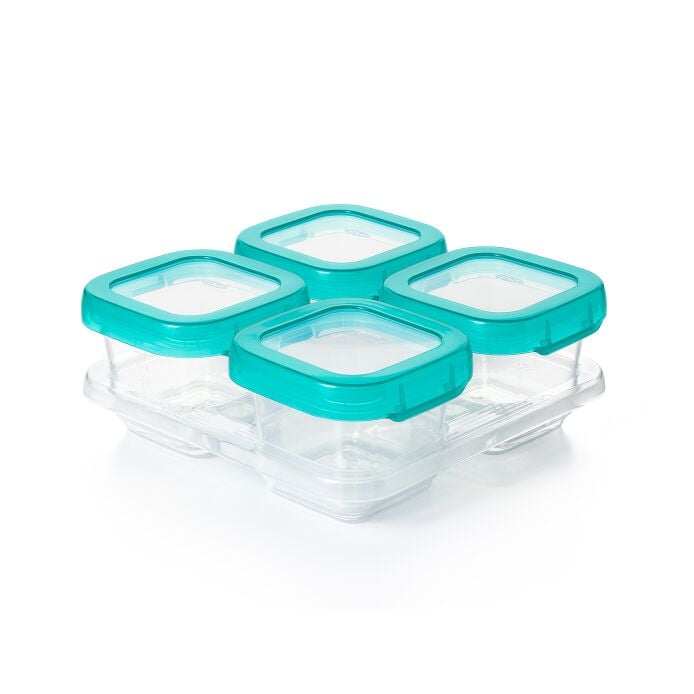 6 oz Baby Blocks? Plastic Freezer Storage Containers