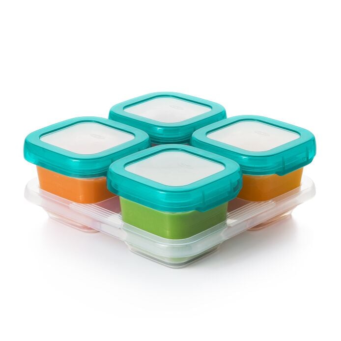 6 oz Baby Blocks? Plastic Freezer Storage Containers