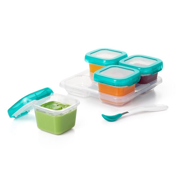6 oz Baby Blocks? Plastic Freezer Storage Containers