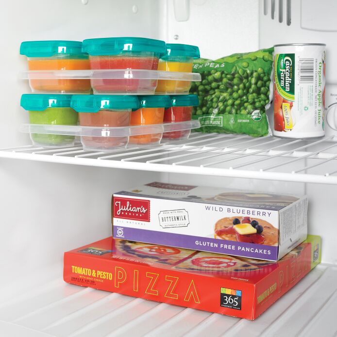 12-Piece Baby Blocks? Plastic Freezer Storage Container Set