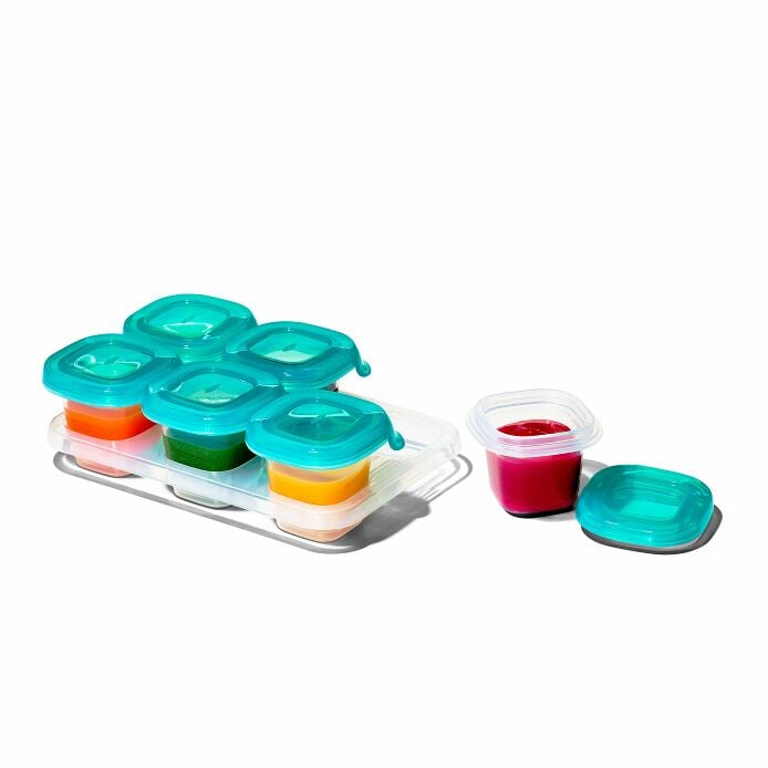 2 oz Baby Blocks? Silicone Freezer Storage Containers