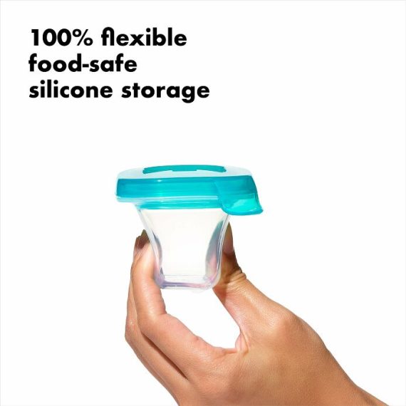 2 oz Baby Blocks? Silicone Freezer Storage Containers