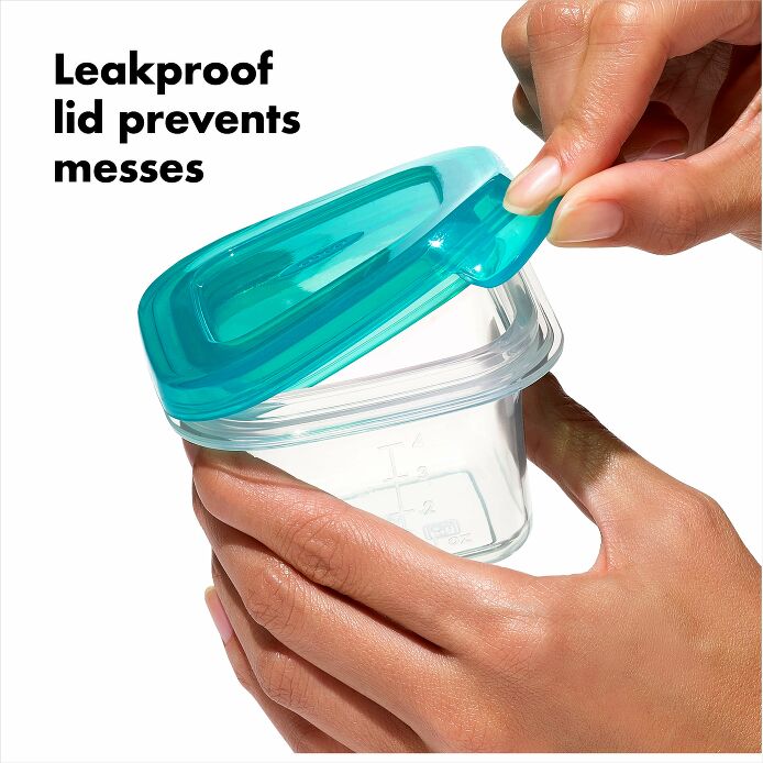 4 oz Baby Blocks? Silicone Freezer Storage Containers
