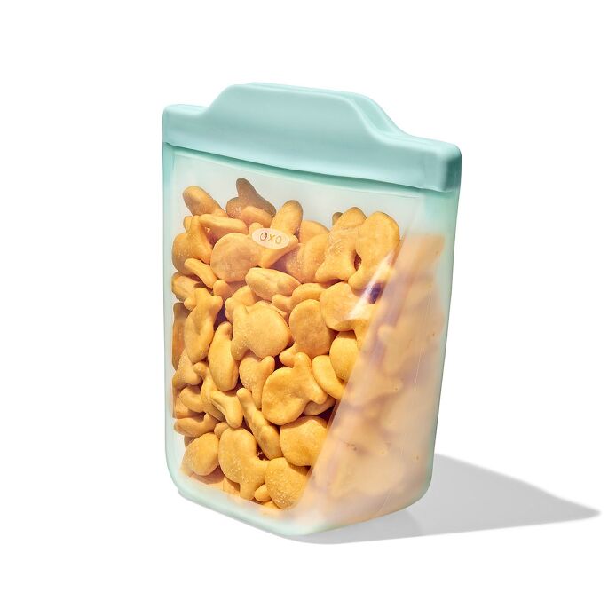 Tot Silicone Reusable Bags ?C 2 Piece Mixed Snack Set