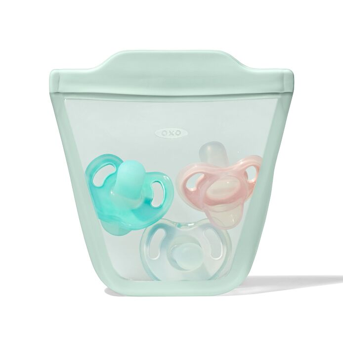 Tot Silicone Reusable Bags ?C 2 Piece Mixed Snack Set
