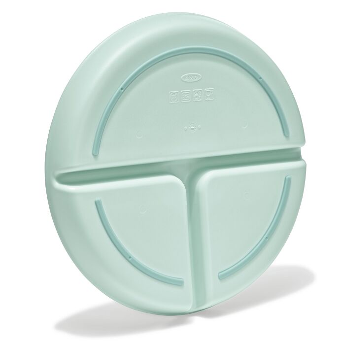 Stackable Divided Plates Set - 3 Pack