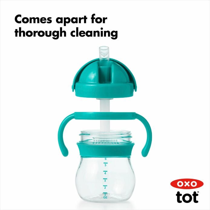 Transitions 6 oz Straw Cup with Handles Set