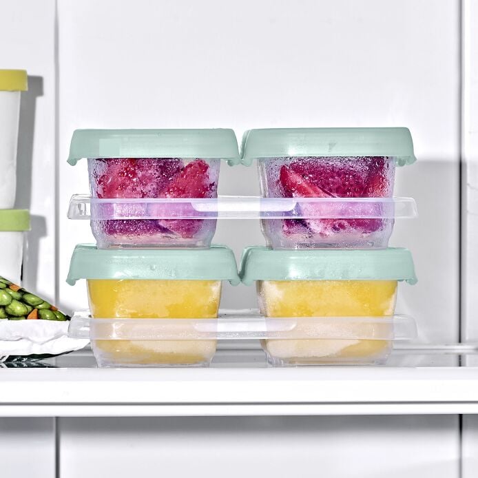 Baby Blocks Food Storage Containers (4 oz) - Opal