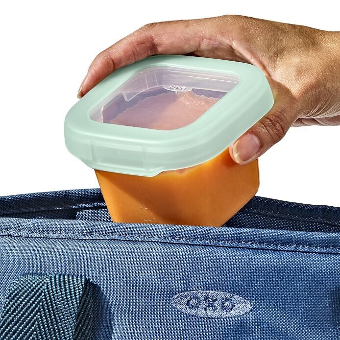 Baby Blocks Food Storage Containers (6 oz) - Opal